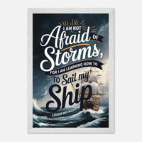 Poster incorniciato con cornice in legno premium e carta opaca premium