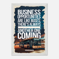 Poster incorniciato con cornice in legno premium e carta opaca premium