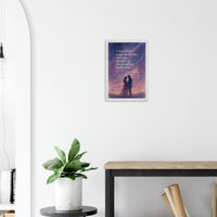 Framed Poster (Premium Matte Paper + Wood Frame)