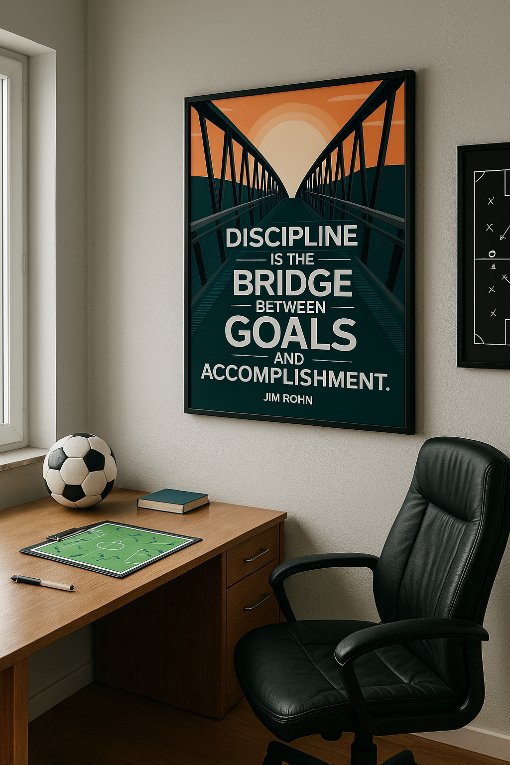 "Discipline is the bridge between goals and accomplishment." - Jim Rohn