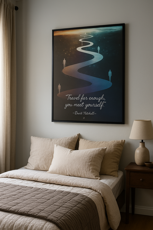 "Travel far enough you meet yourself." - David Mitchell